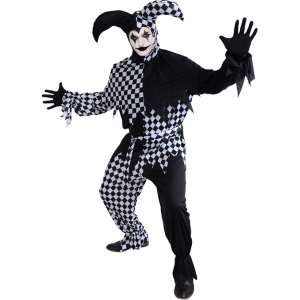 Dark Jester Costume - Mens Halloween Costumes